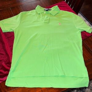 Polo by Ralph Lauren Men's Bright Green Polo Shirt